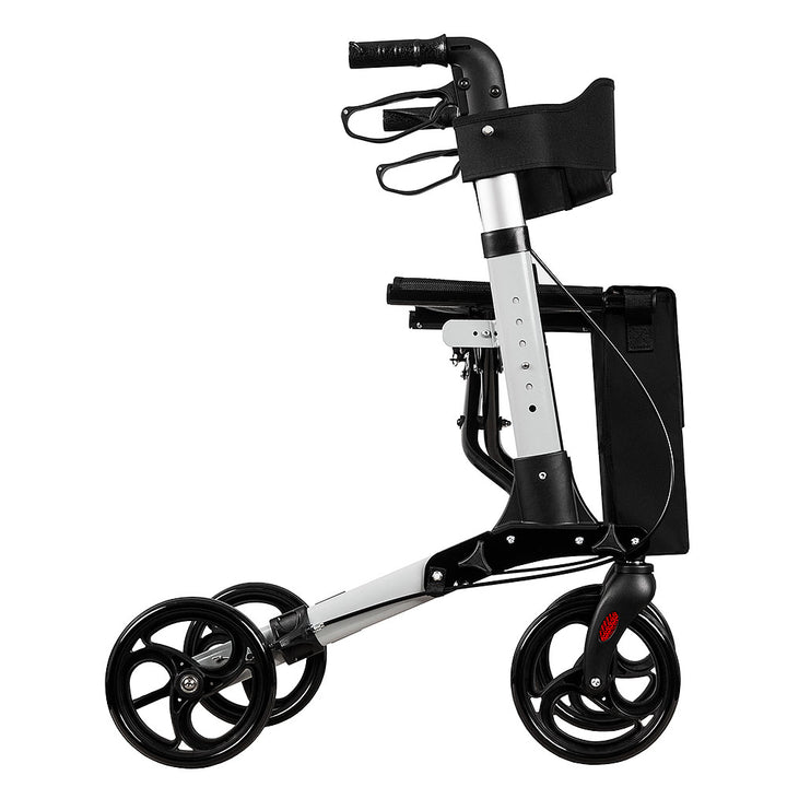 Euro Walker - 4 Wheeled Rollator Walker - Grey