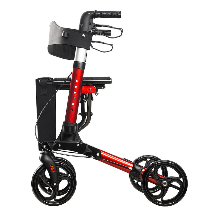 Euro Walker - 4 Wheeled Rollator Walker - Grey
