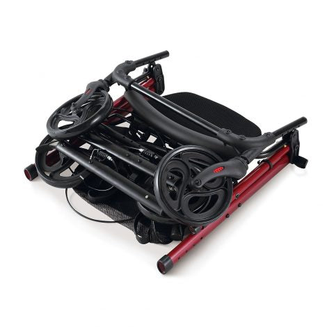 Lightweight Classic Rollator Walker - Red
