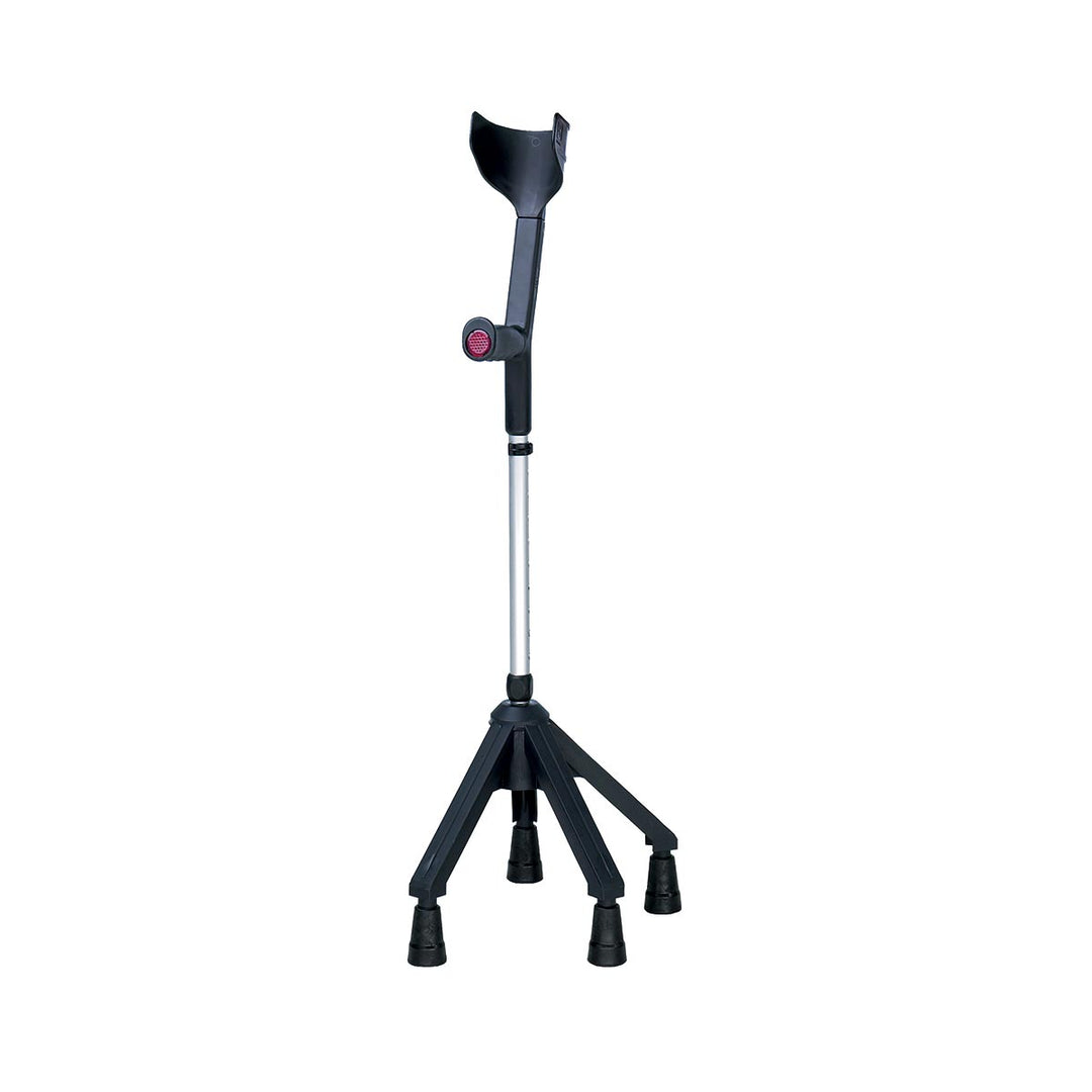 Rebotec Quadro - Quad Forearm Crutch - Black , Pair