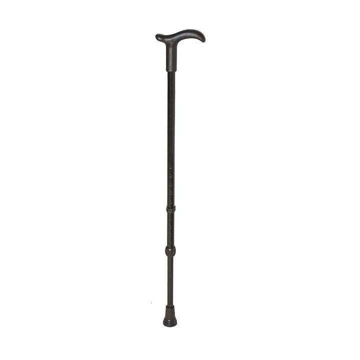 Rebotec Handy - Walking Stick with Anatomic Shaped Handle - Red Wine , Left