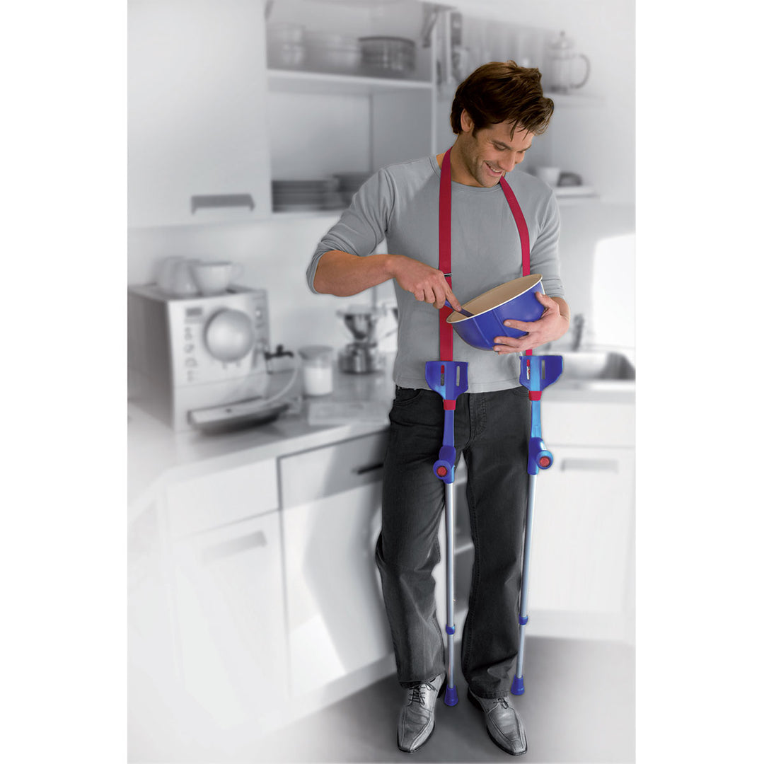 Rebotec Crutch-Strap Lanyard - Blue
