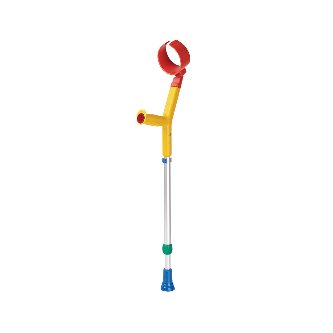 Rebotec Safe-In-Kids – Kids Cuff & Hinge Forearm Crutches - Yellow