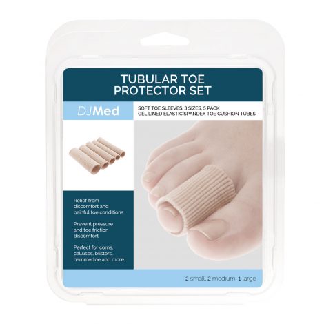 Toe Tubes – Tubular Toe Protector (Set of 5)