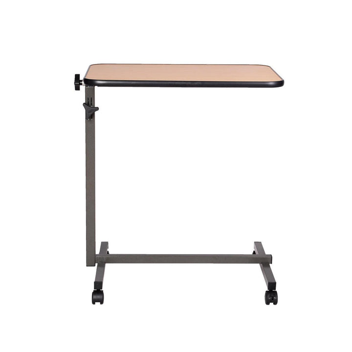 Tilt Overbed Hospital Table - Light Grey