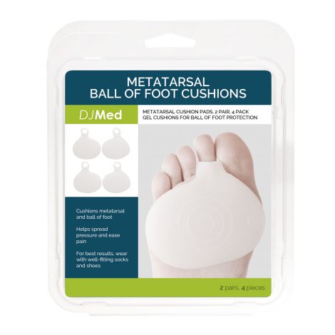 Metatarsal Pads – Gel Ball Of Foot Cushions (Set of 4)