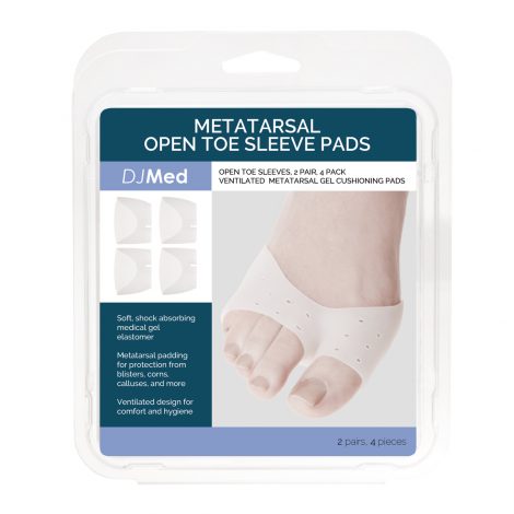 Metatarsal Open Toe Sleeve Pads (Set of 4)